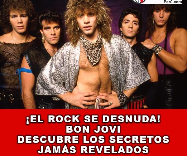 ¡El Rock se Desnuda! Bon Jovi Descubre los Secretos Jamás Revelados