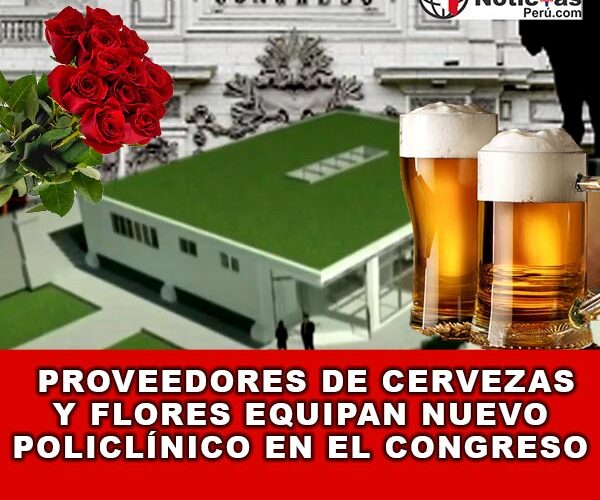 Proveedores de cervezas y flores equipan nuevo policlínico en el Congreso